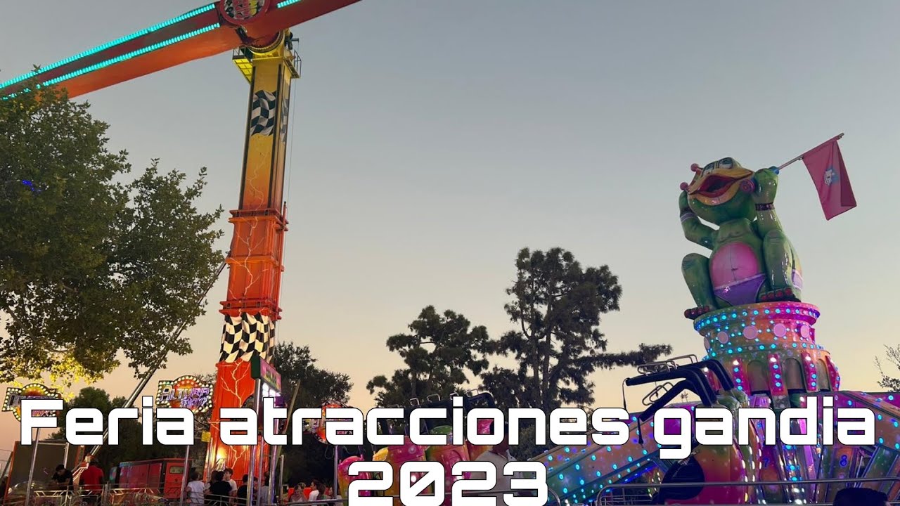 Feria atracciones Gandia 2023