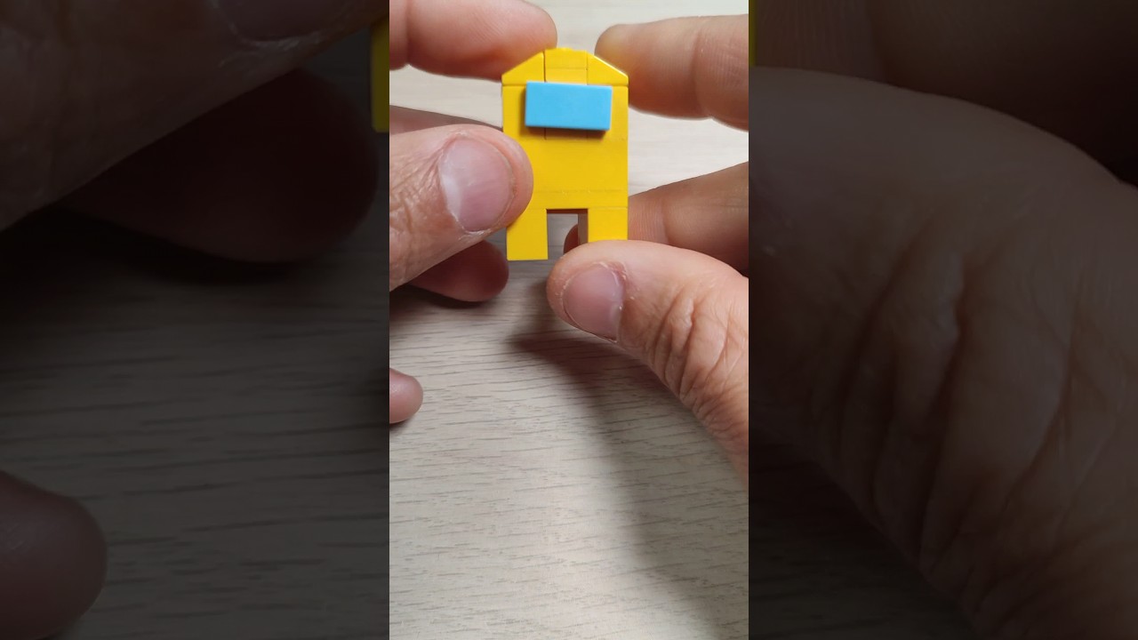 LEGO AMONG US en 3 colores y super f&aacute;cil. #lego #legobyplaf #amongus#legofan