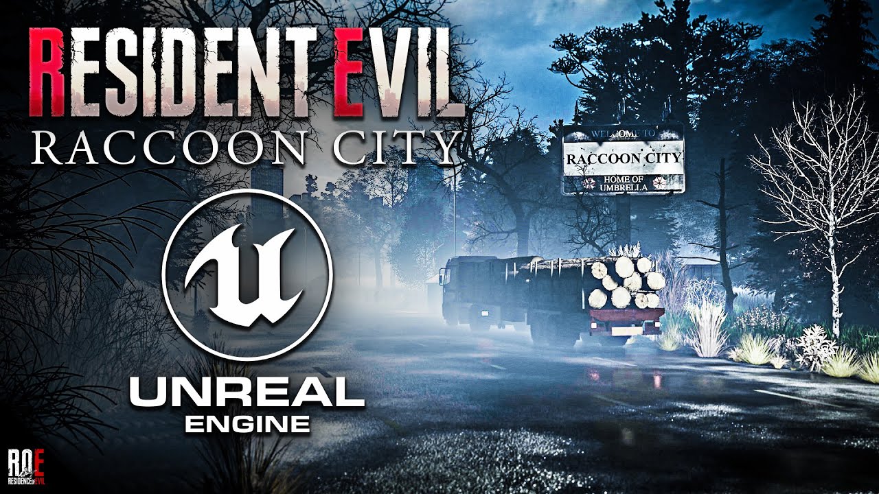 RESIDENT EVIL: RACCOON CITY OPEN WORLD || UNREAL ENGINE 5 | RPD, CLOCK TOWER, STREETS