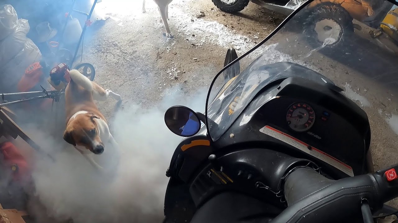 2007 Ski Doo Skandic Cold Start After One Year In Barn Storage