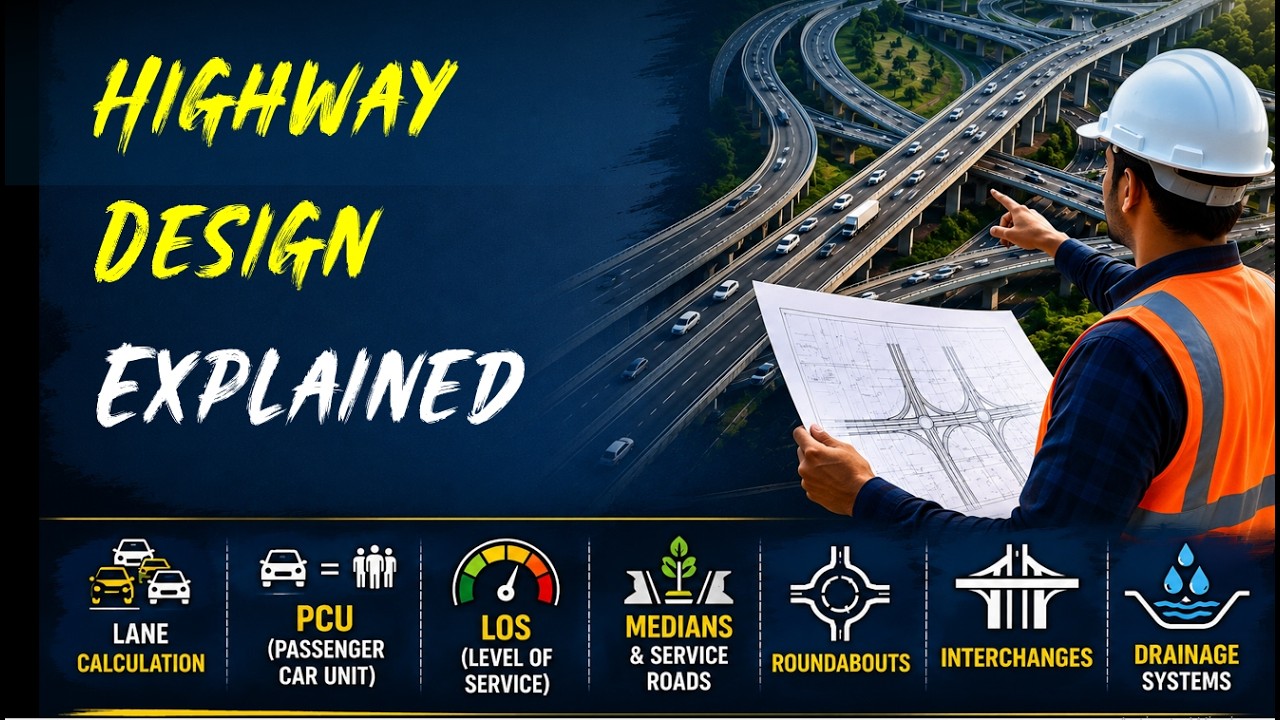 Highway Design Fundamentals: From Lane Width to Grade-Separated Interchanges
