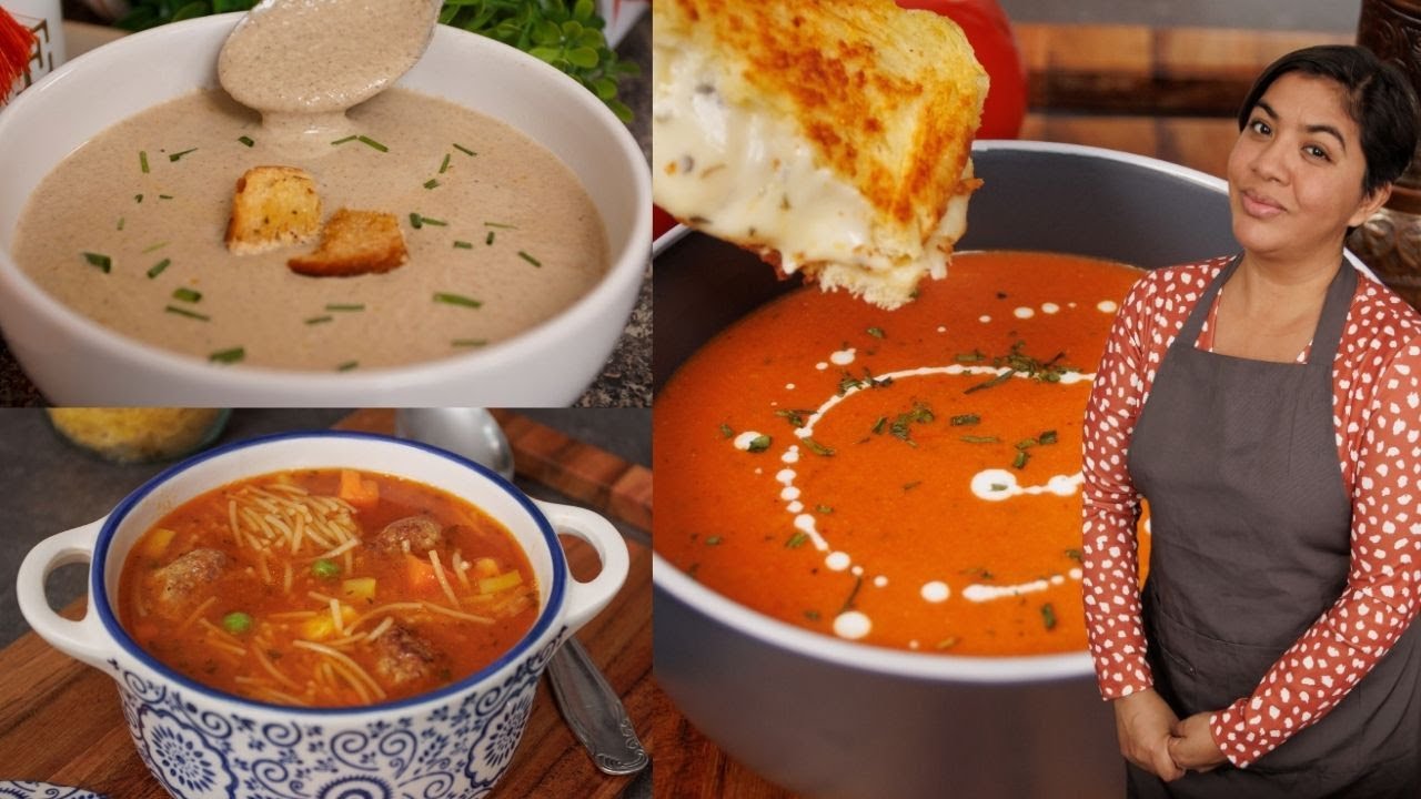¿Días fríos? Estas 3 sopas son la solución perfecta