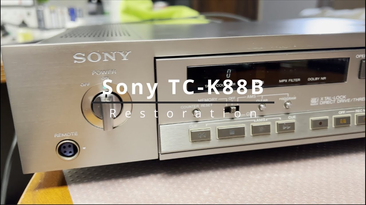 Part 1 - Sony TC-K88B Restoration