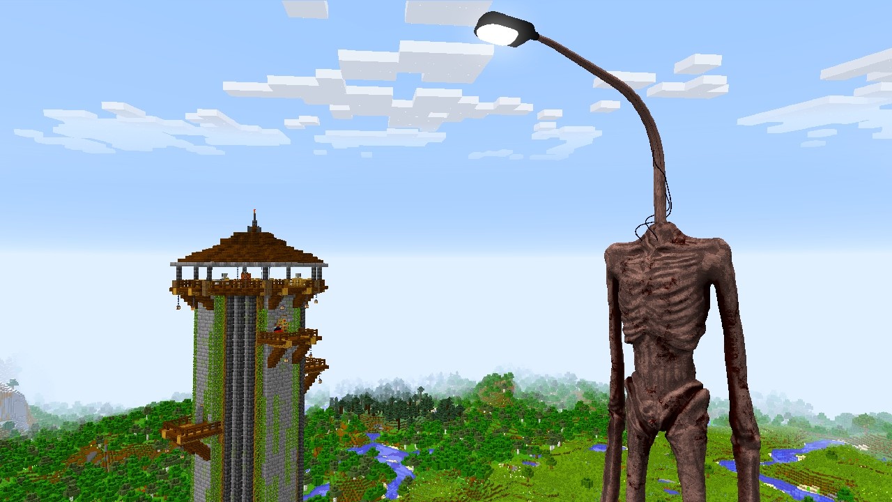 SURVIVING FROM LIGHT HEAD ARRIVAL in Minecraft Part 2 - Gameplay