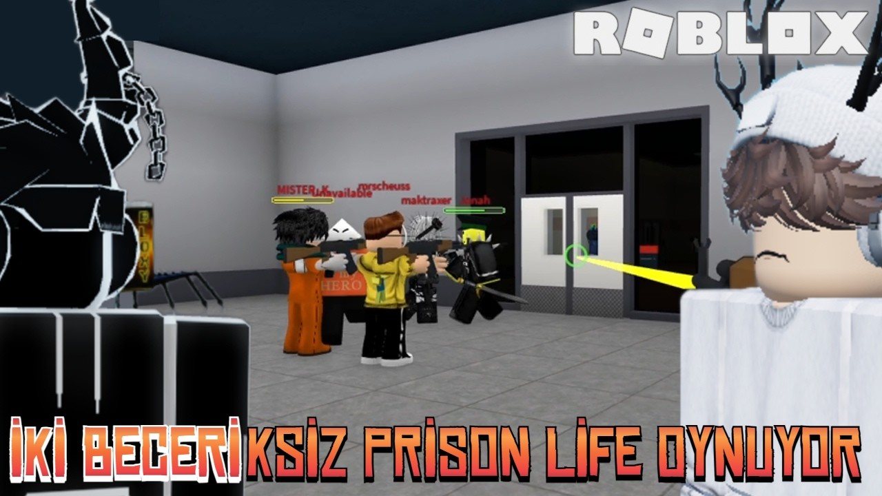 İKİ BECERİKSİZ PRİSON LİFE OYNUYOR - Roblox Prison Life (@denizy-1 )
