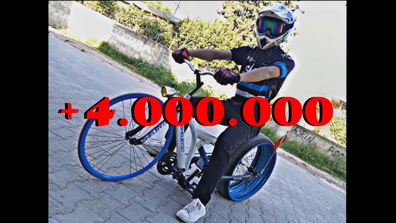 YOK ARTIK // BİSİKLETE ARABA LASTİĞİ TAKMAK Lowrider FAT BIKE