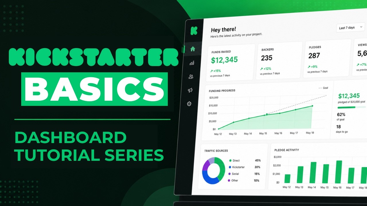 Серия обучающих видео по панели управления Kickstarter &mdash; Раздел &laquo;Основы Kickstarter&raquo;