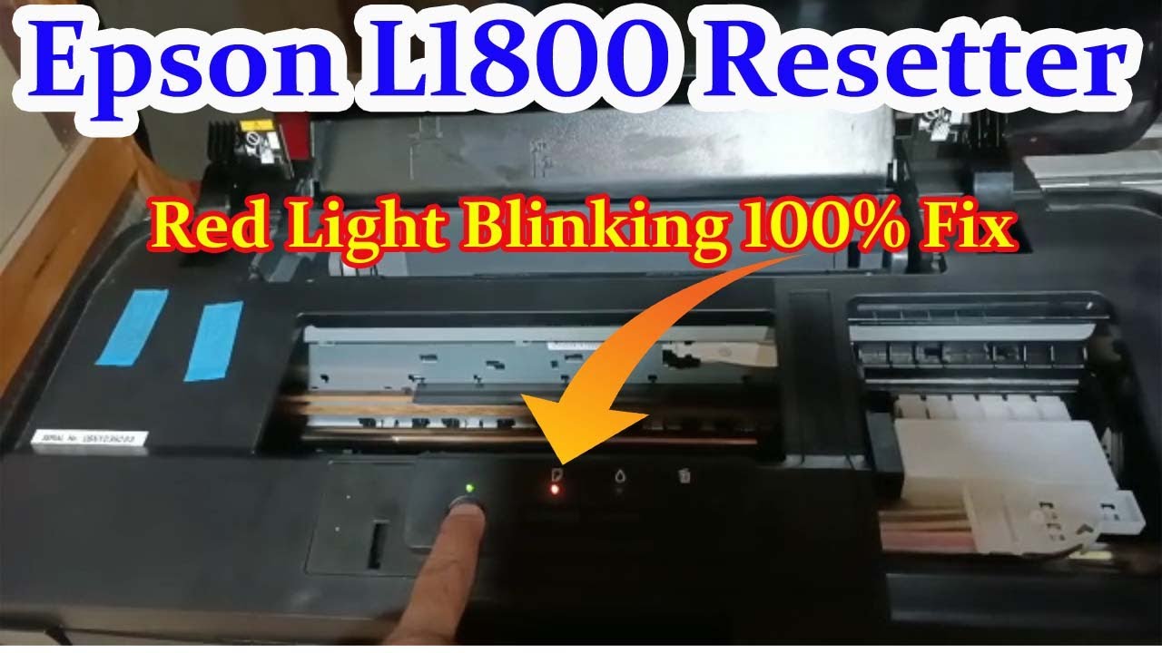 Epson L1800 Resetter  || How to reset the Waste ink pad counter on Epson L1800 || L1800 Reset