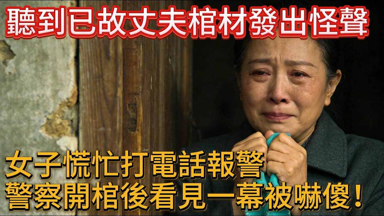听到已故丈夫棺材发出怪声，女子赶紧报警，警察开棺后看到一幕被吓傻了！#完結 #故事 #真實發生#小説