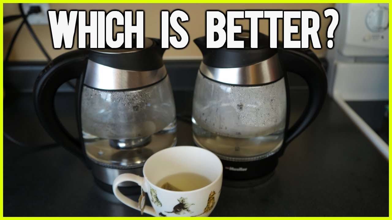 Chefman vs Mueller Electric kettle with 1.8L capacity