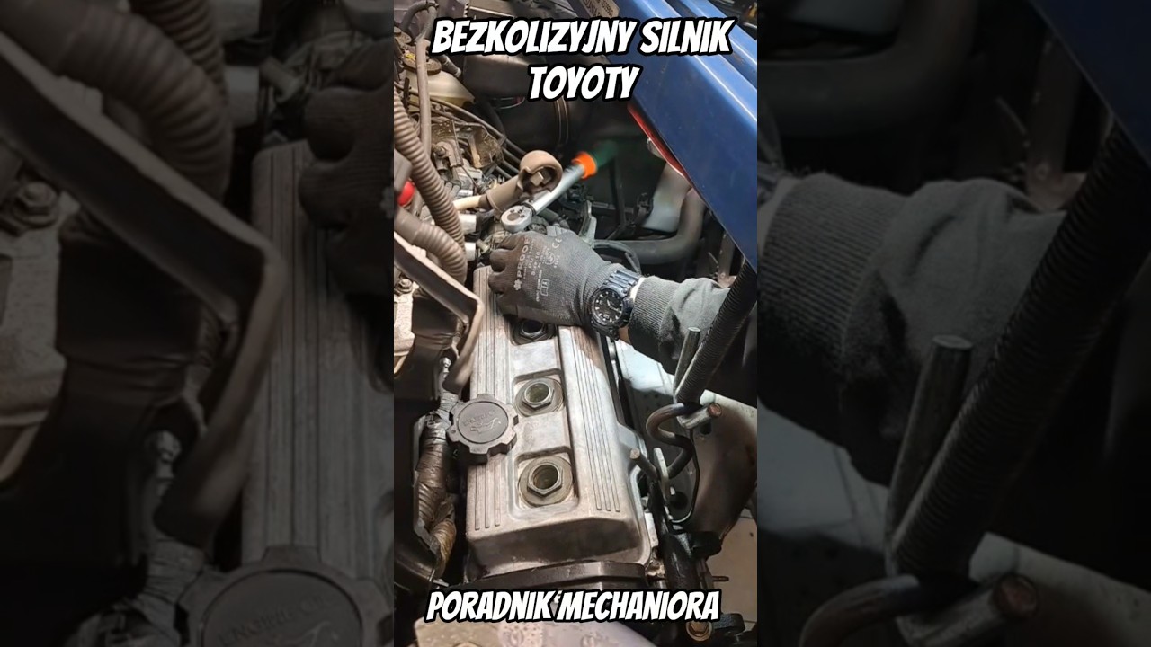 BEZKOLIZYJNY SILNIK TOYOTY #enginefailure #timingbelt #rozrząd #mechanic #toyotaengine  #garage