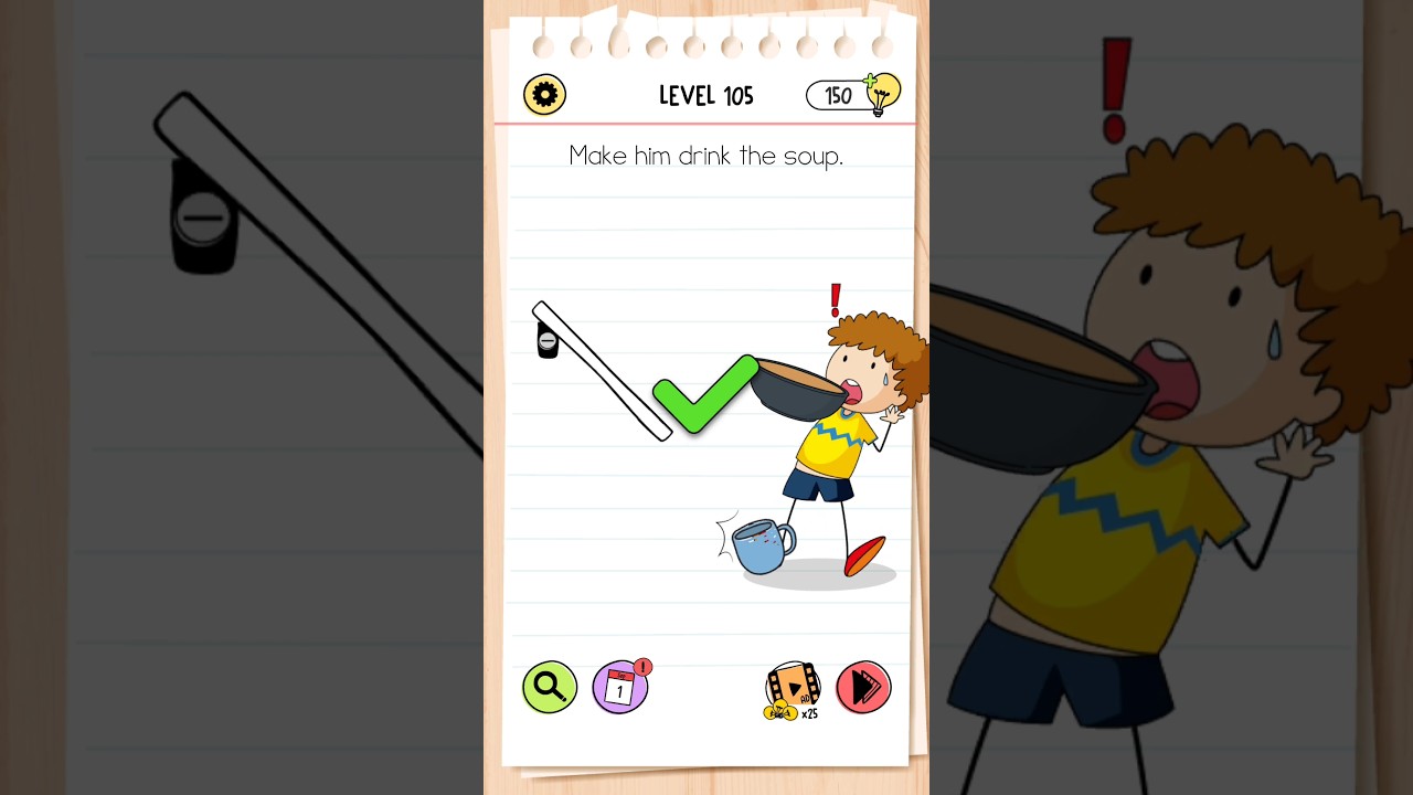 Brain test level 105 🌞🌞#trending #games #braintestsolution #shortvideo