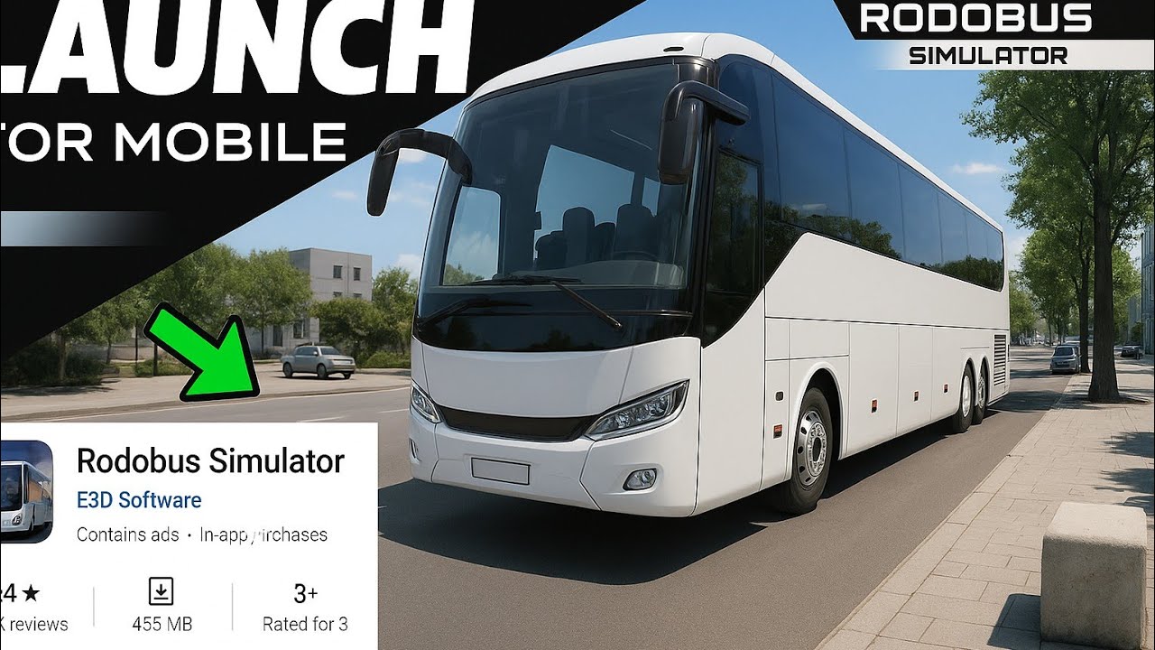 “🚍 Rodobus Simulator Mobile Launch | Ultra Realistic Bus Driving 2025” | Realistic games