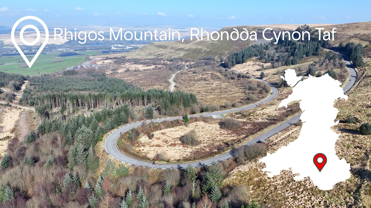 Chill Cymru: Incredible Bird's-eye Views of Rhigos Mountain, Craig y Llyn and Llyn Fawr - Slow TV