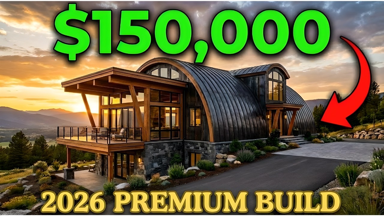 The Ultimate Quonset  Barndominium  Home: $150k Budget & Full Tour (2026)