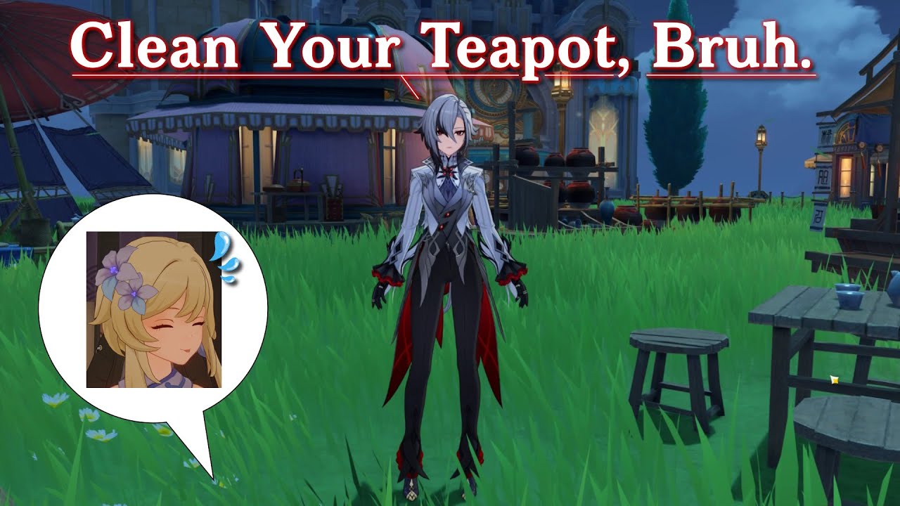 ALL Arlecchino Serenitea Pot Interaction Voicelines/Furnishing Set Dialogue #hoyocreators