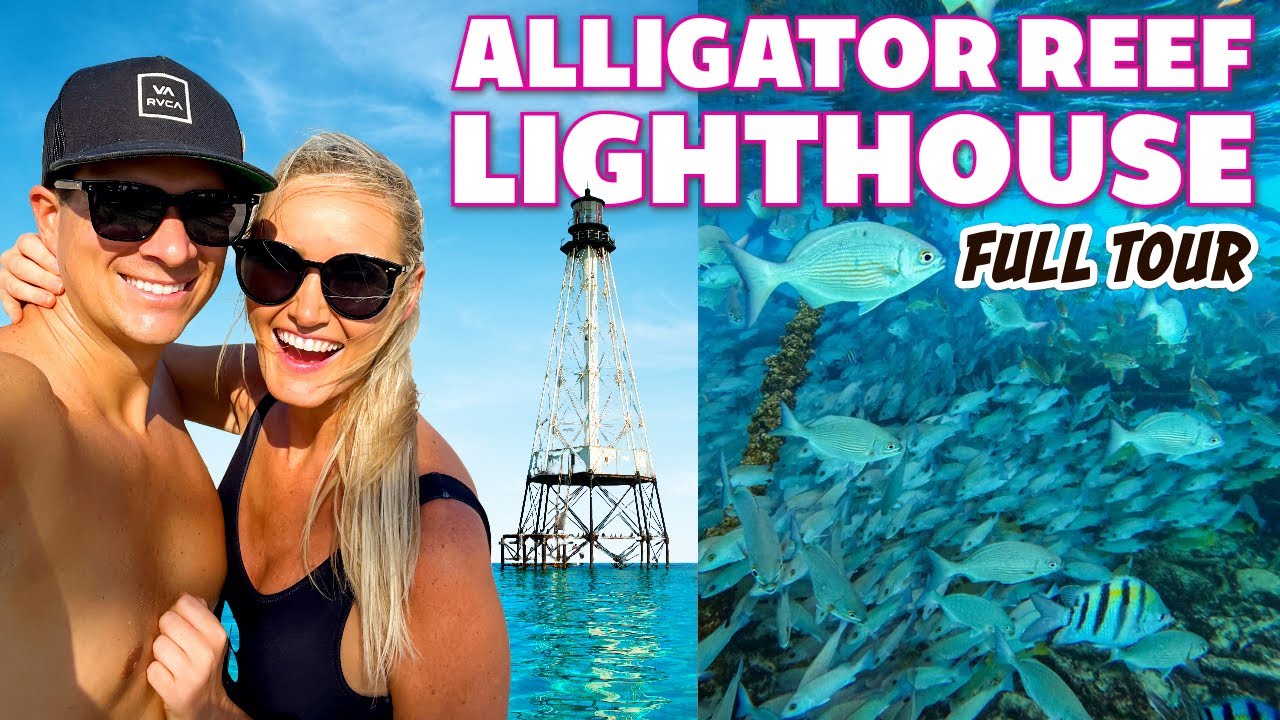 🛥 VISITING ALLIGATOR REEF LIGHTHOUSE IN ISLAMORADA BLEW OUR MINDS 🤯 BEST FLORIDA KEYS SNORKELING 🐠