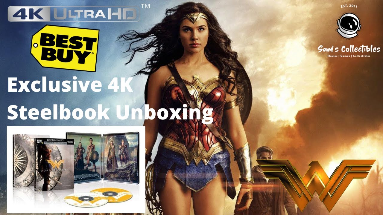 Wonder Woman Best Buy Exclusive 4K Ultra HD Steelbook | Unboxing & Review