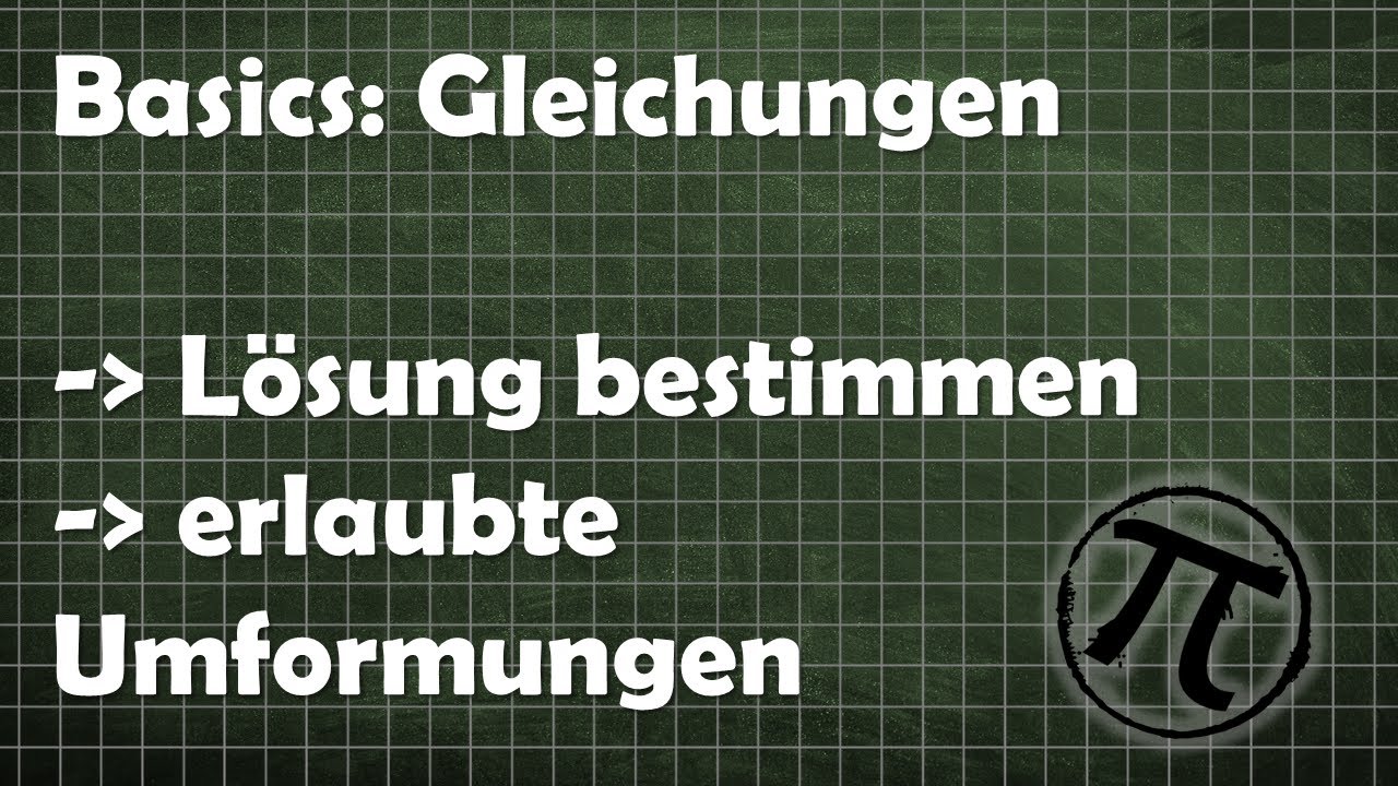 So l&ouml;st du jede Gleichung richtig | Mathe Tutorial