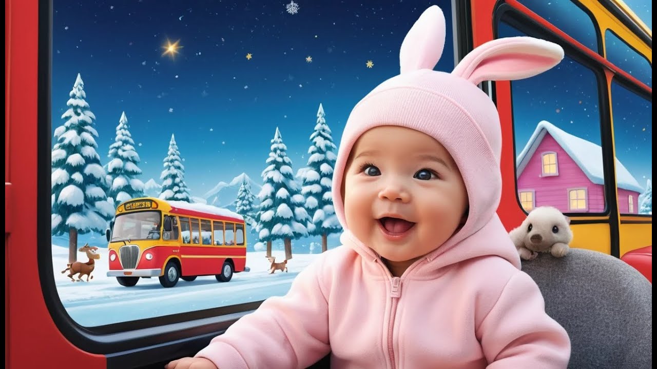 Animal Bus New Year Ride | New Year Adventure Learning Song for Toddlers & Preschoolers