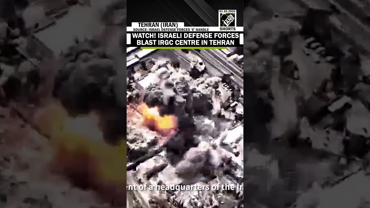 Watch! IDF blasts IRGC centre in Tehran after Supreme Leader Khamenei killed in US-Israel strikes