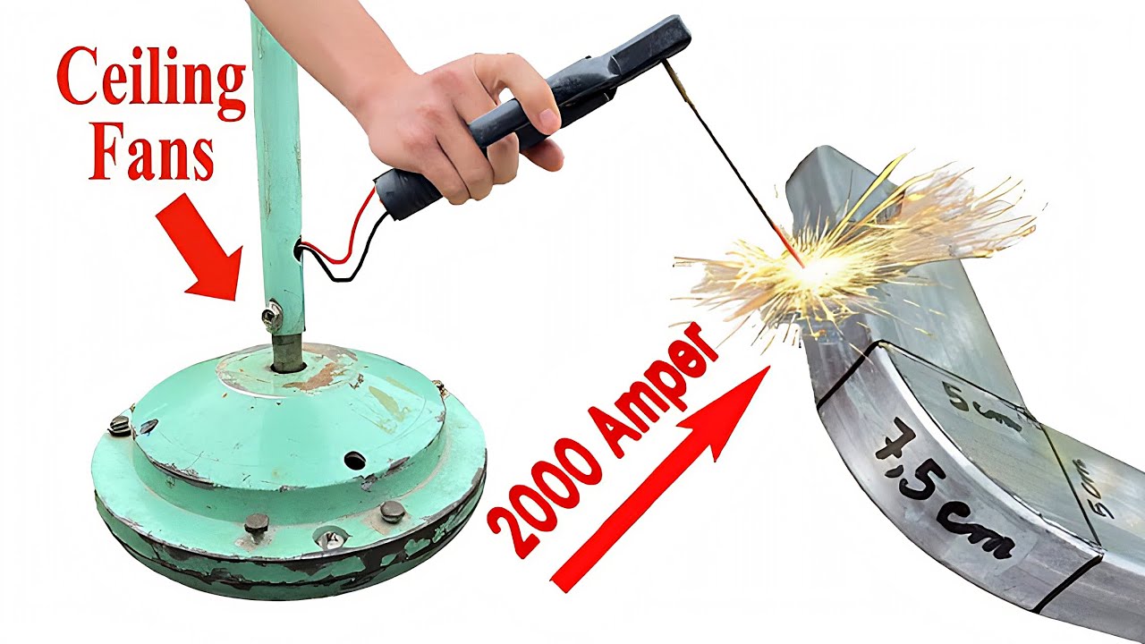 I turn a ceiling fan into a high-tech welding machine 2023