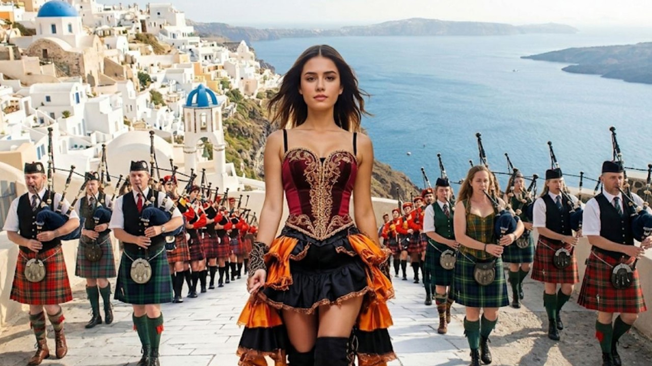 Bagpipes March in Greece I Hoghland Bagpipes Music March I Bagpipes Music