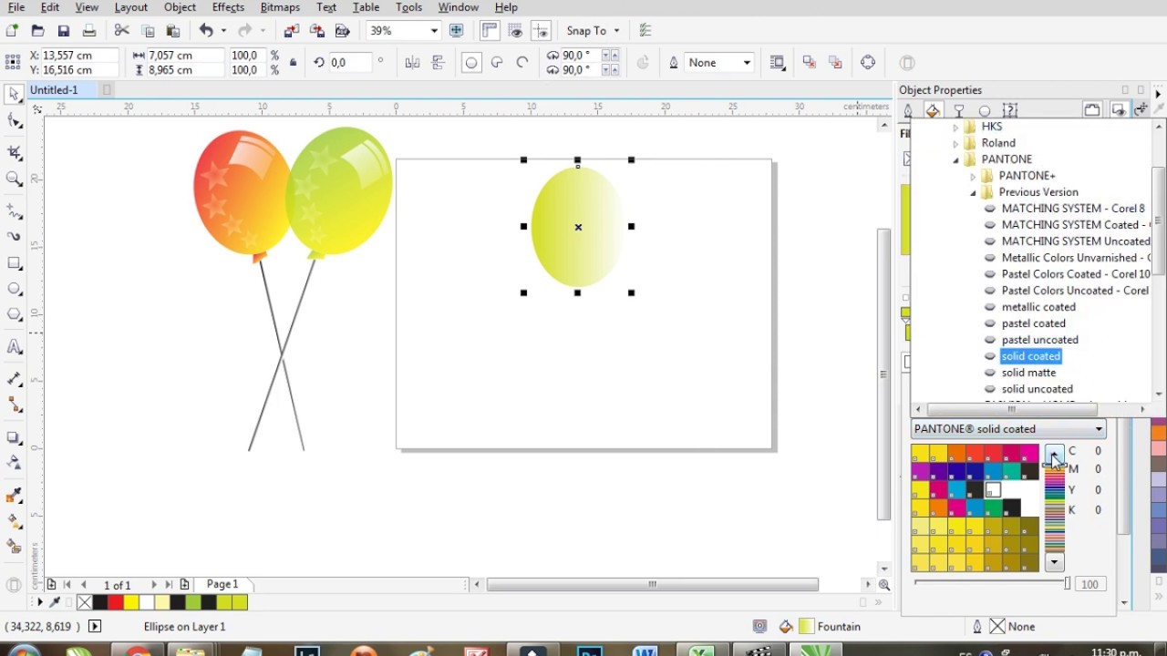 Corel Draw Globos transparentes de una manera sencilla