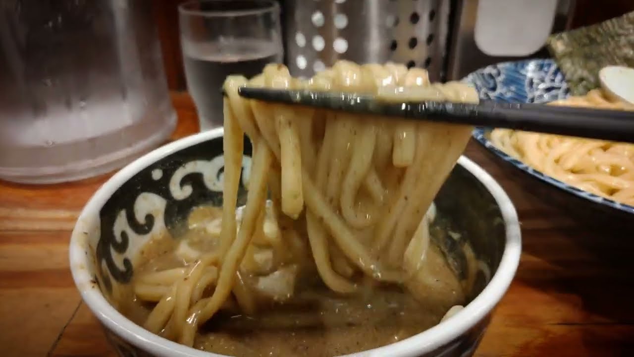 〈煮干しつけ麺 宮元〉定番《極．濃厚煮干しつけ麺》●麵入沾湯#2@《台灣拉麵祭》日本大師邀請場#13 in〈拉麵公子〉