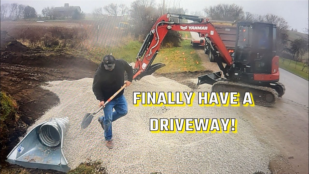 FINALLY HAVE A DRIVEWAY ON MY OWN LAND!!!!