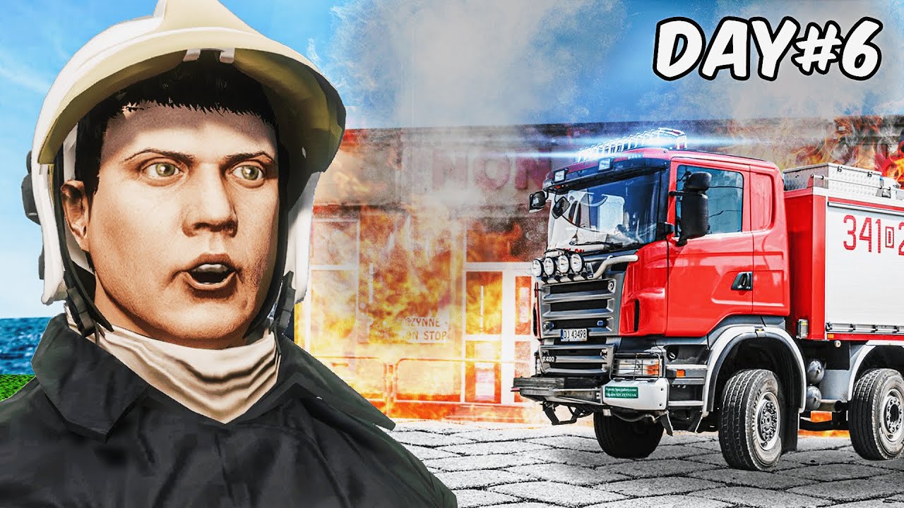 Polska Straż Pożarna - Pożar Magazynu 🔥 | GTA V #6