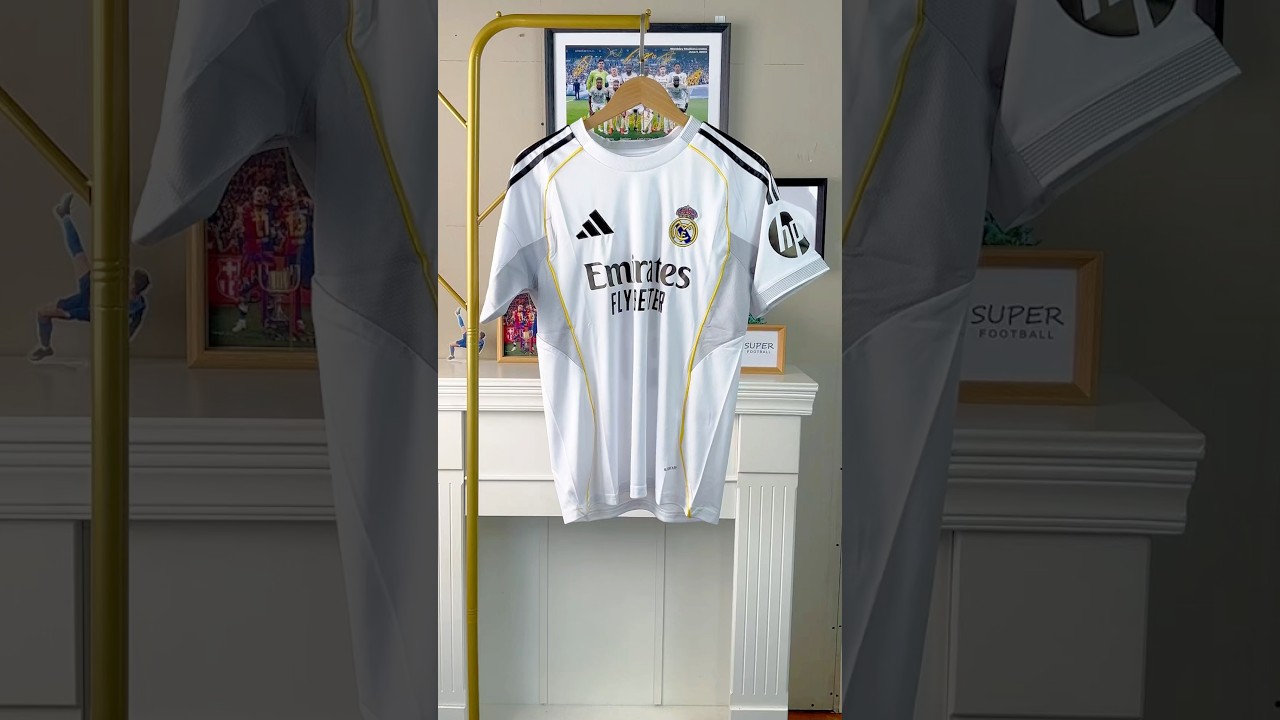 Real Madrid 2025/2026 home shirt #football #realmadrid #soccer