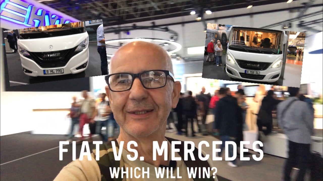 A look around the Hymer Hall at Dusseldorf 2019 - Fiat vs Mercedes