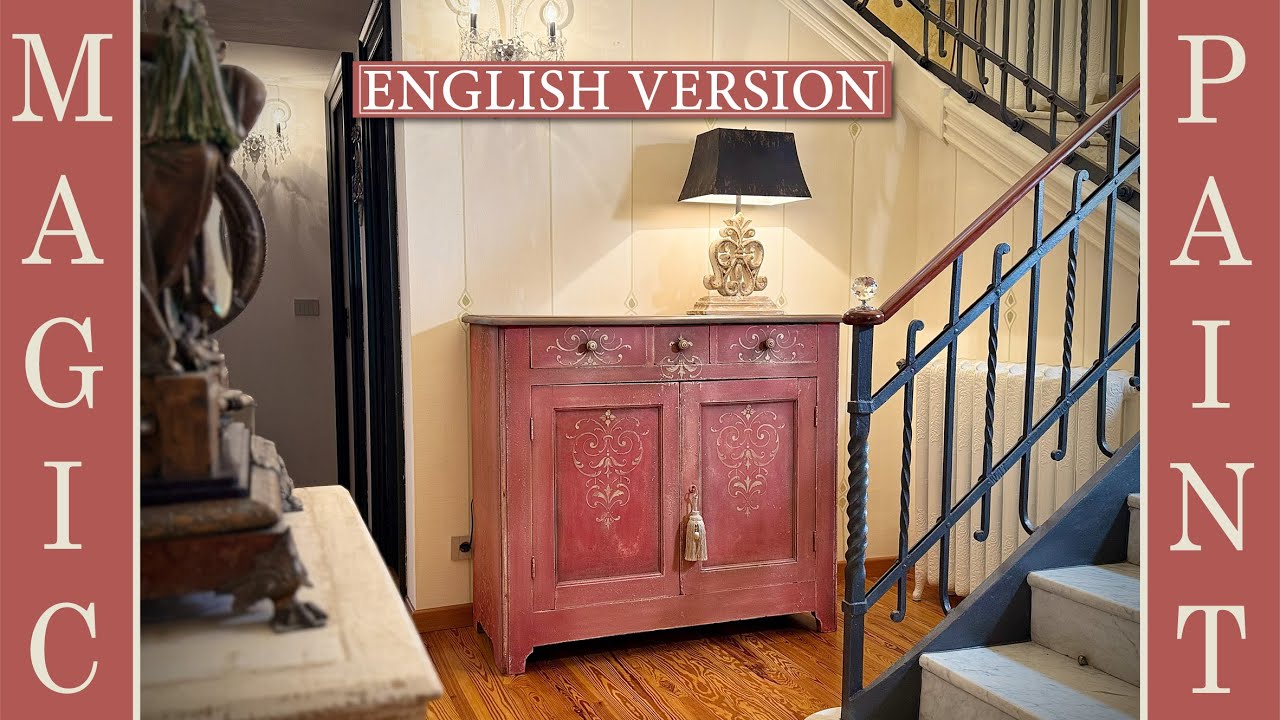 Преобразуйте предмет мебели, создав патину с помощью краски Magic Paint! Chalk Paint#diy®DIY#ElisaMP