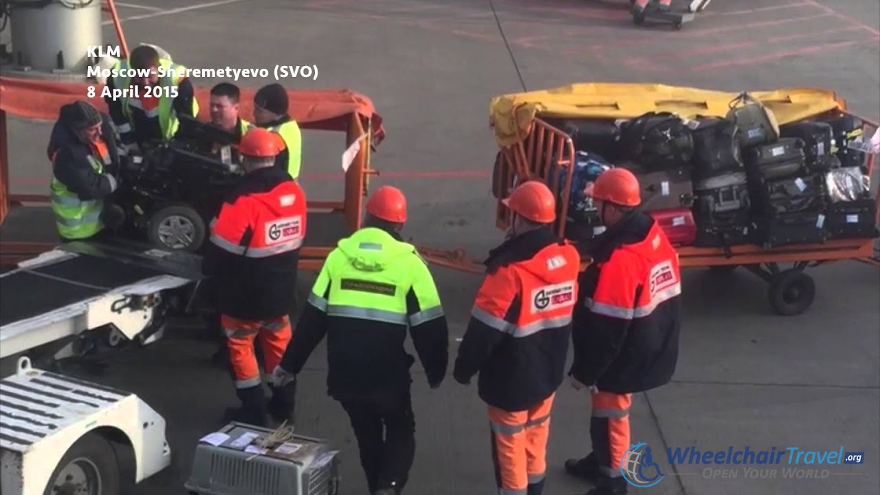 How Wheelchairs Are Stowed As Cargo On Airplanes by WheelchairTravel.org