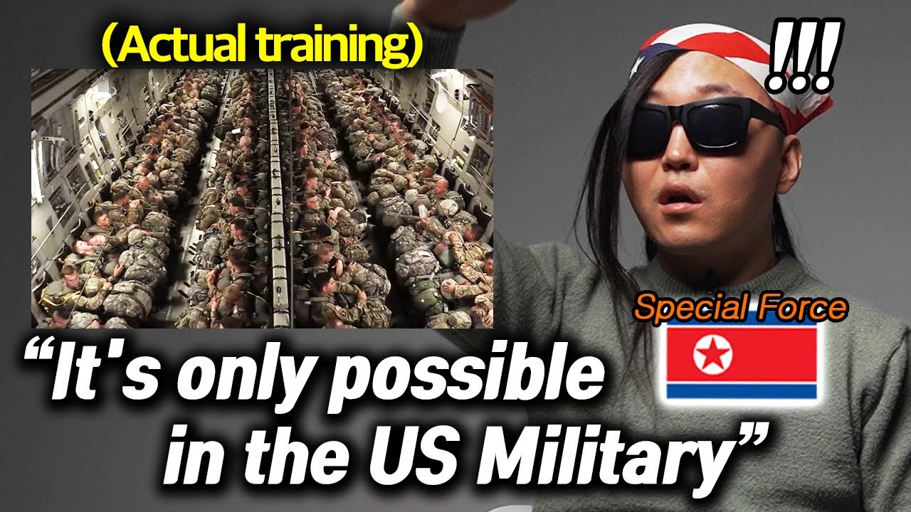 North Korean Special Forces React to US Air Force Training