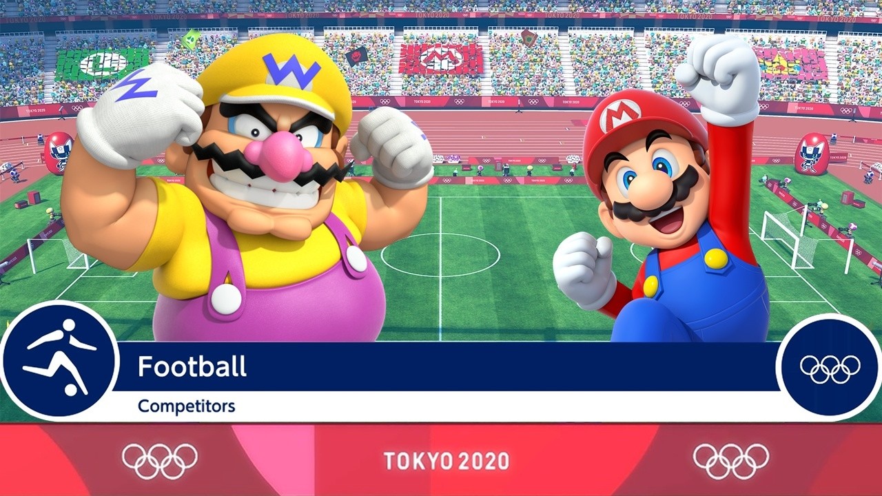 Mario & Sonic at the Tokyo 2020 Olympic Games - Wario/Sonic Vs. Mario/Shadow