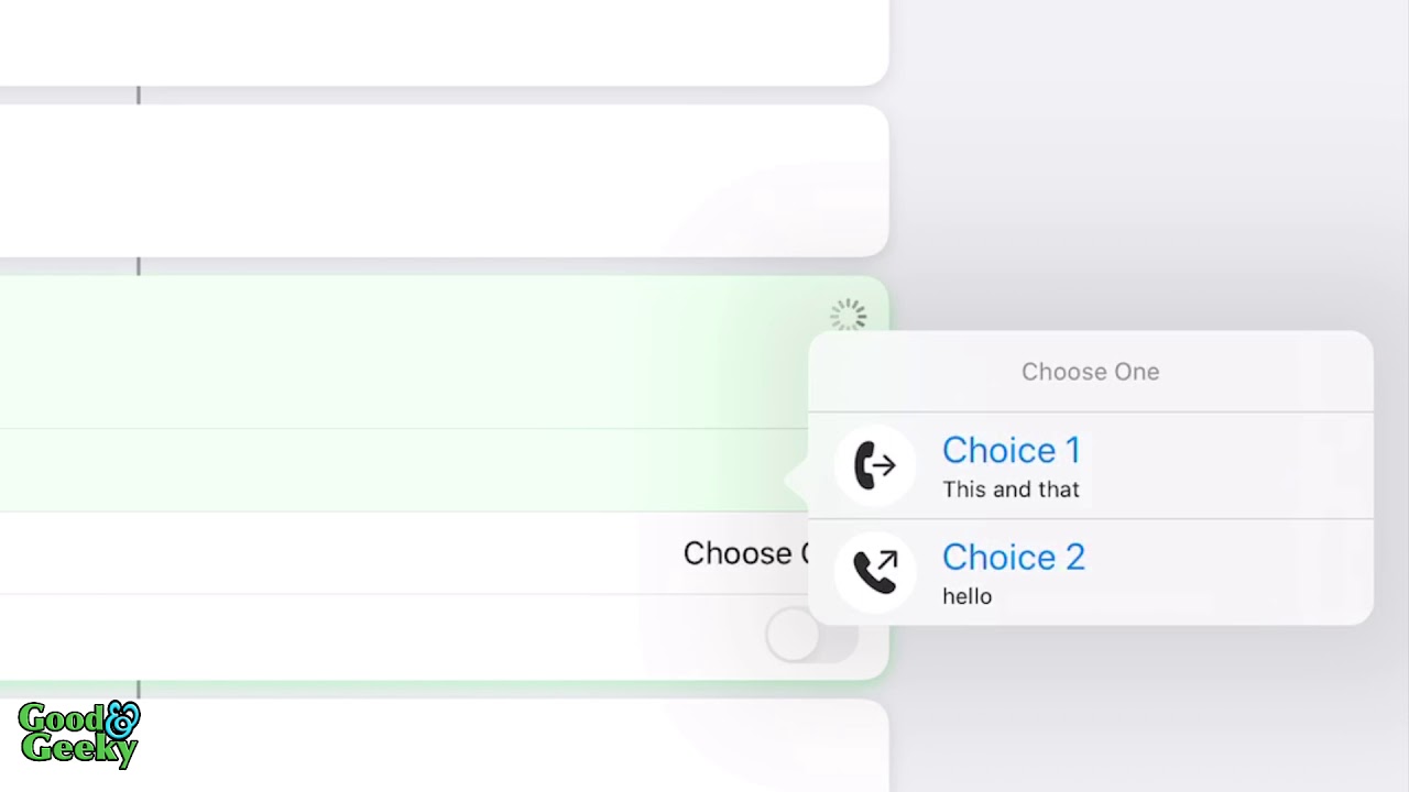 Using Menus in Shortcuts App in iOS - Toolbox Pro