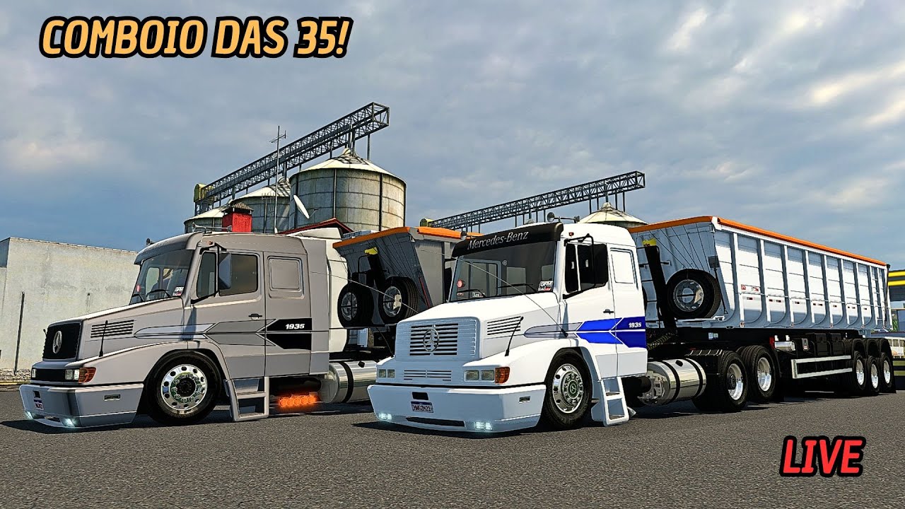 LIVE - COMBOIO NAS 1935 - CAÇAMBA ROSSETTI - MAPA EAA - ETS2