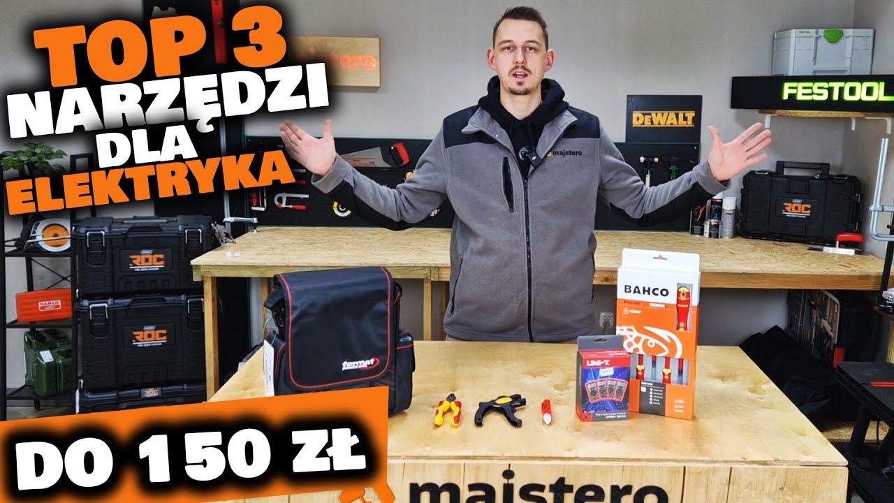 JAKI PREZENT DLA ELEKTRYKA? 🛠️ TOP 3 oraz te NAJWAŻNIEJSZE NARZĘDZIA dla ELEKTRYKÓW!