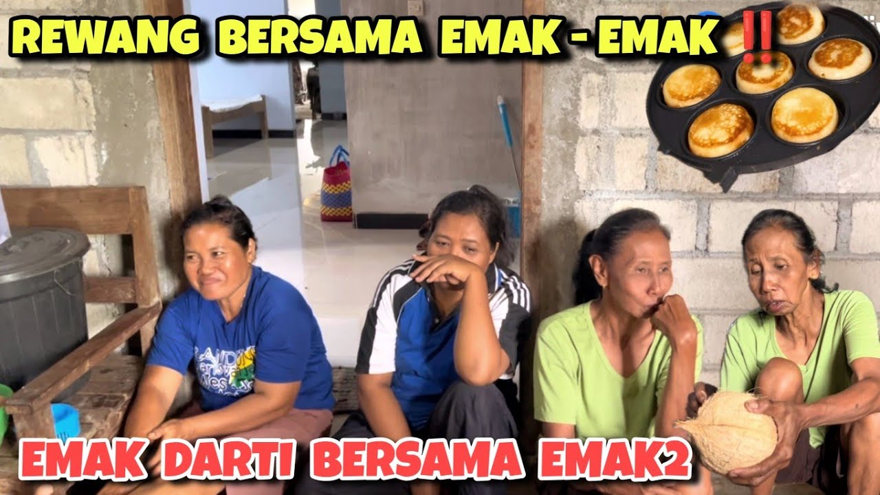 Emak Darti rewang masak bersama tetangga ‼️ Beginilah kerukunan hidup di desa