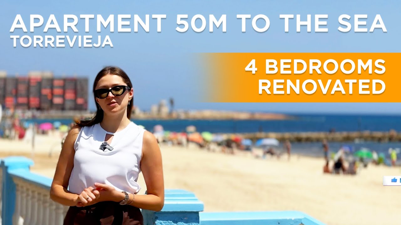 Apartment in Spain 🌊🌴Buy a new 4-bedroom apartment in Torrevieja, 50 metres from the beach