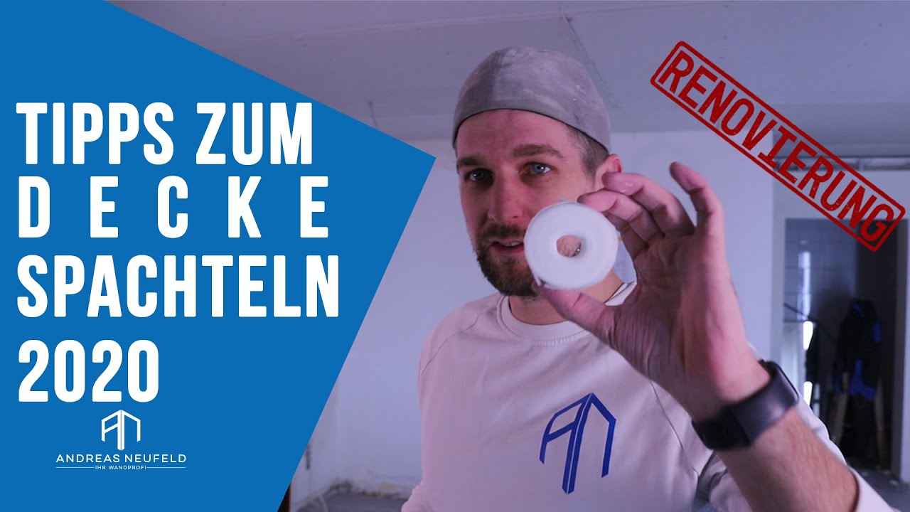 Tipps zum Gipskarton Decke Spachteln 2020 (Part 1/2)