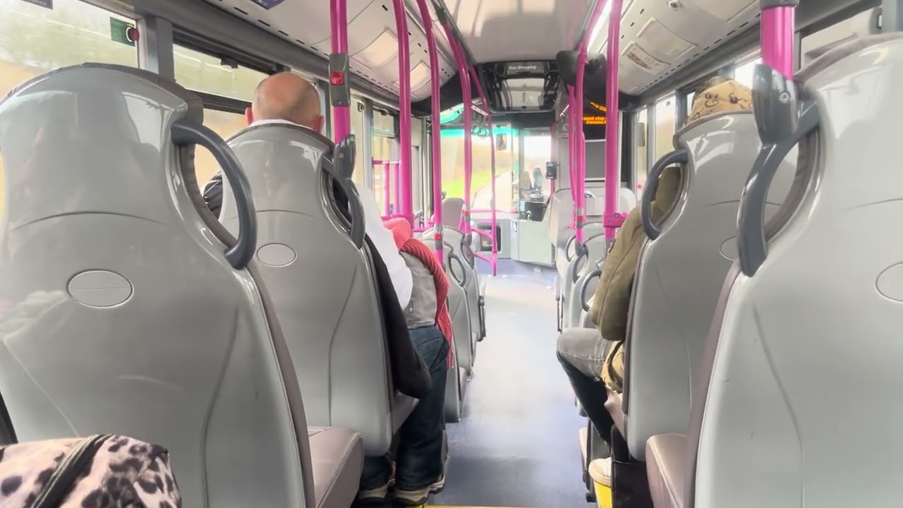 Here is first Essex 67196 SN66WKT ( BASILDON DEPOT ( ENVIRO200MMC ) working in the X10 to Stansted 