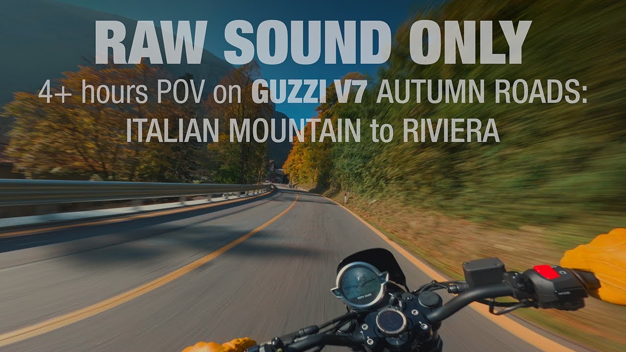 Autumn Italian Roads – 4 Hours of Pure Guzzi V7 Mistral Exhaust Sound