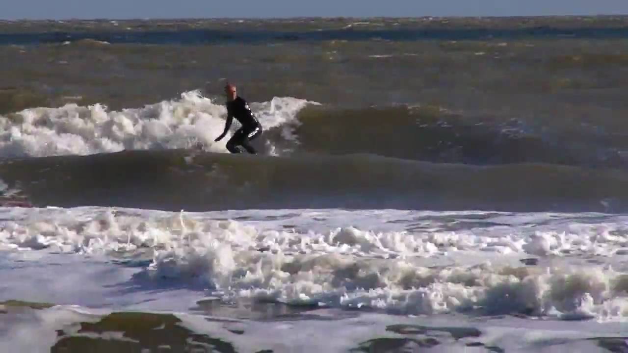 Surfing at Lowestoft 17/10/09