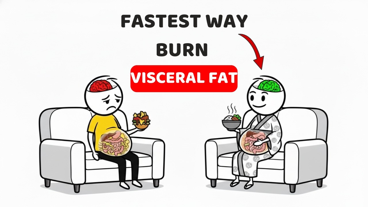 How to Lose Visceral Fat Fast Without Exercise (The Japanese Way)