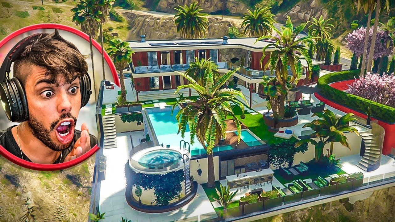 COMPREI UMA MANSÃO NO GTA RP * MINHA NOVA CASA *