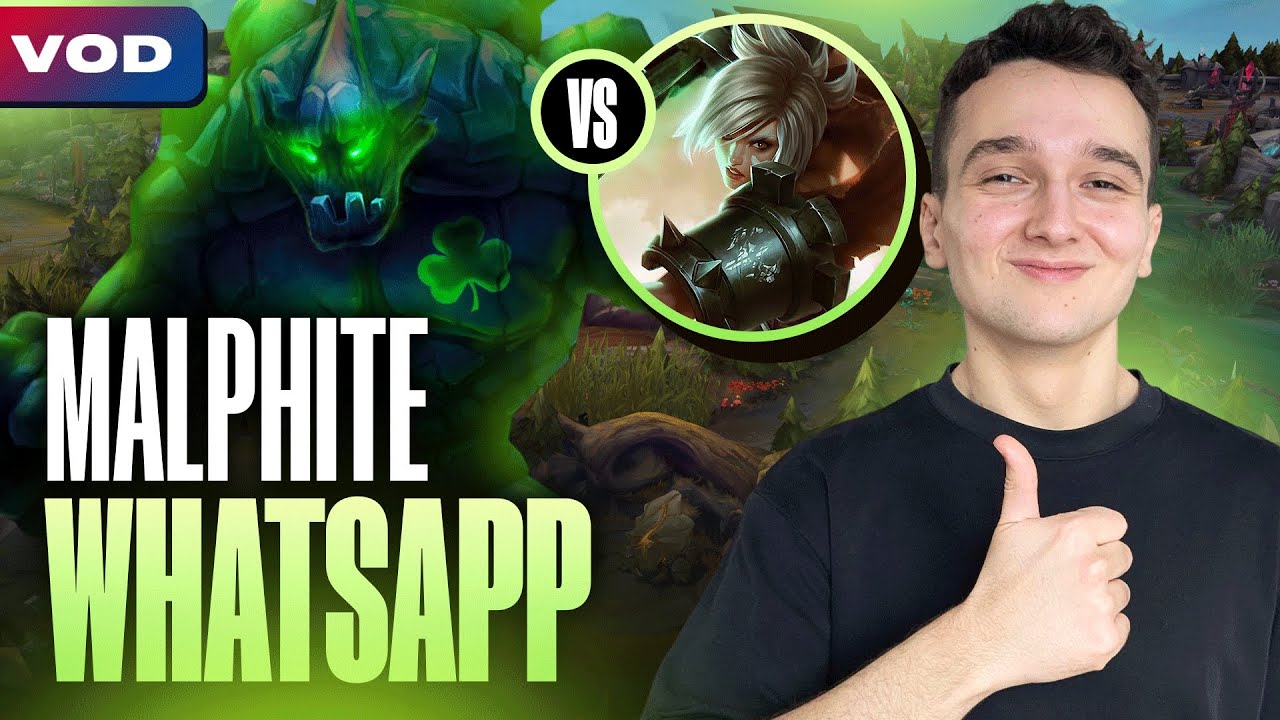 COMMENT JOUER MALPHITE, LE COUNTER ULTIME EN TOPLANE - Malphite vs Riven - SoloQ Patch 25.20