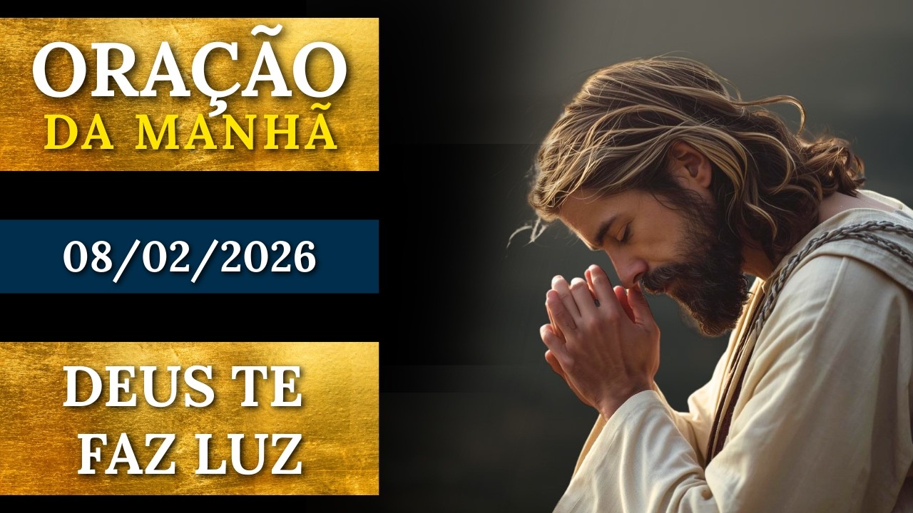 Oração PODEROSA da Manhã Que MUDA TUDO | Deus Acende Sua Luz Mesmo no Cansaço | Faça Essa Oração 🙏🏽